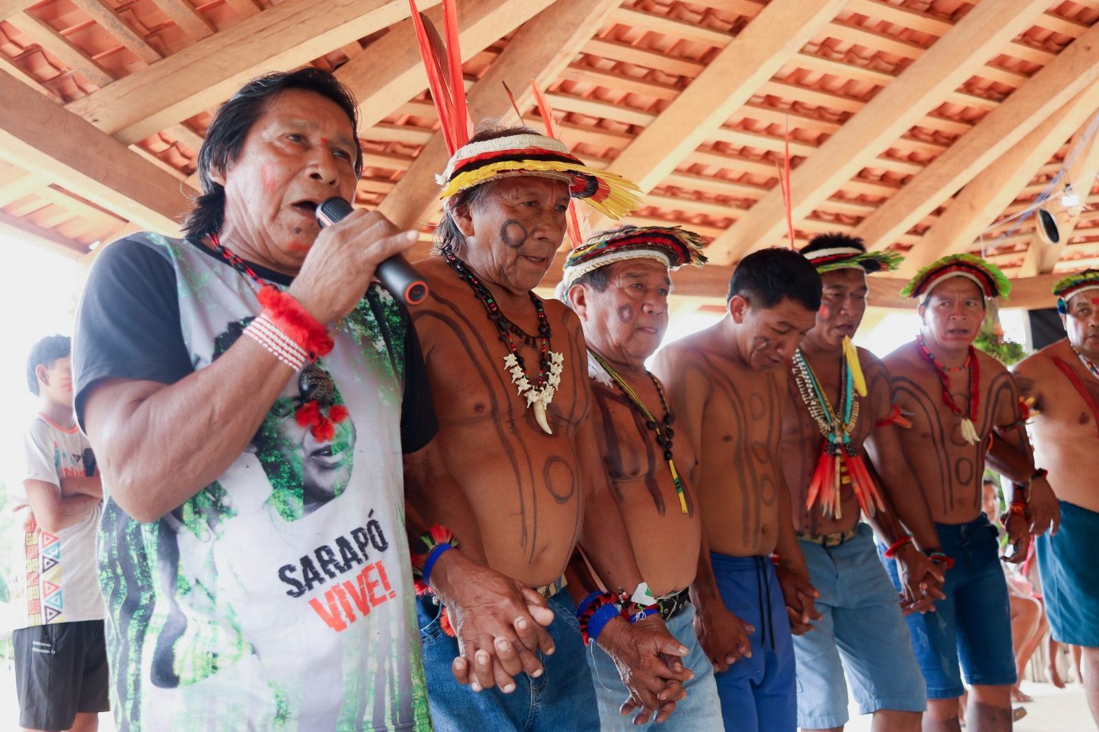 Imagem cultural da Aldeia Ind&iacute;gena Gurupi&uacute;na